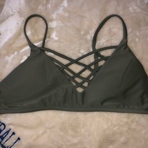 Army green Hollister bikini